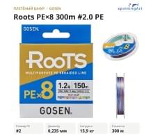 Шнур GOSEN Roots PE×8 300m #2.0 PE