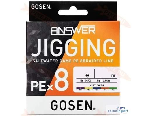 Шнур GOSEN Answer Jigging PEX8 300m #3.0 PE
