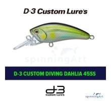 Воблер D3 Custom Diving Dahlia 45SS 5 g #06 Ayu