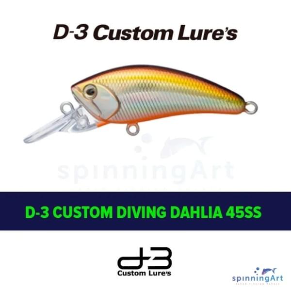 Воблер D-3 Custom Diving Dahlia 45SS