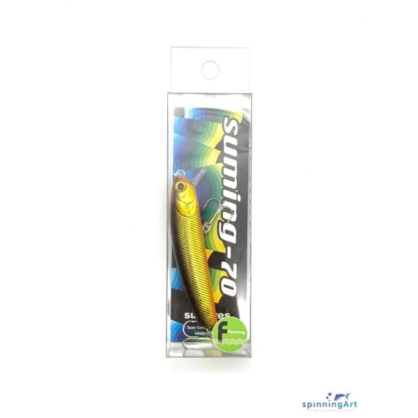 Воблер SumLures SUMING 70F Hologram Gold Black OB