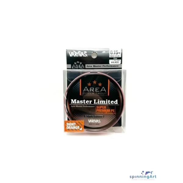 Шнур Varivas Area Super Trout Master Limited Super Premium PE 0.15 (75m)