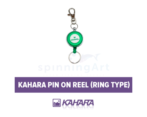 Ретривер с кусачками Kahara Pin on reel (with Line cutter) Green