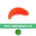 Приманка силиконовая Trout Zone Maggot 1.6in #orange