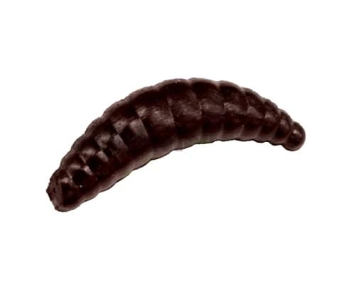 Приманка силиконовая Trout Zone Maggot 1.6in #chocolate