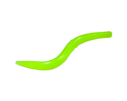 Приманка силиконовая Trout Zone Wake worm-2 3.2in #gr. chartreuse