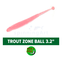 Приманка силиконовая Trout Zone Ball 3,2" #pink glitter