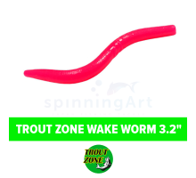 Приманка силиконовая Trout Zone Wake worm-2 3.2in #berry