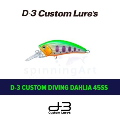 Воблер D-3 Custom Diving Dahlia 45SS
