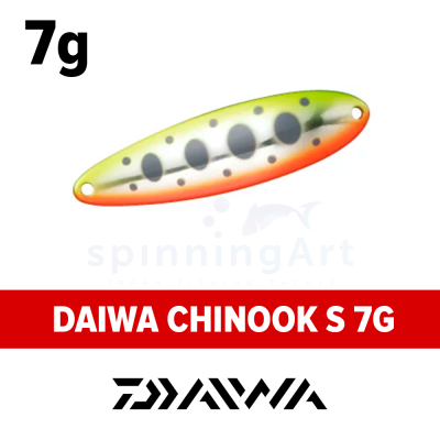 Блесна DAIWA CHINOOK S 7g #YAMAME ORANGE BELLY