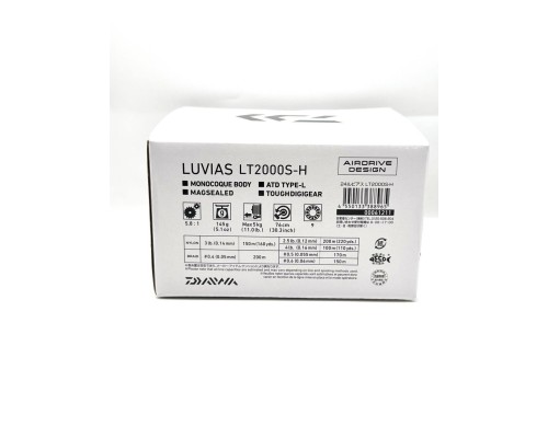 Катушка Daiwa 24 Luvias LT 2000S-H