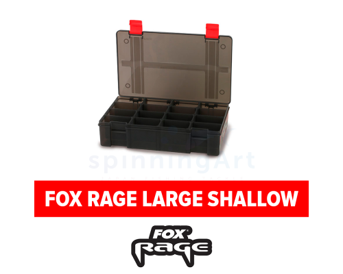Коробка FOX RAGE Large Shallow 16 отсеков, 36x23x4cm