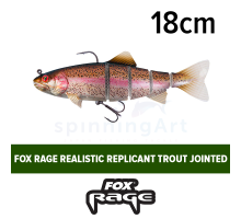 Fox Rage Replicant Realistic Trout Jointed 110g 7"/18cm - Supernatural Rainbow Trout 