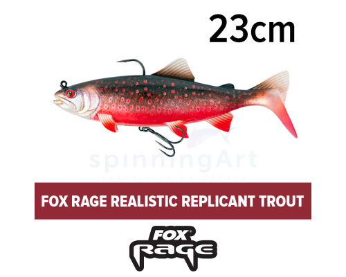 Fox Rage Replicant Realistic Trout 9"/23cm - Super Natural Atlantic Char