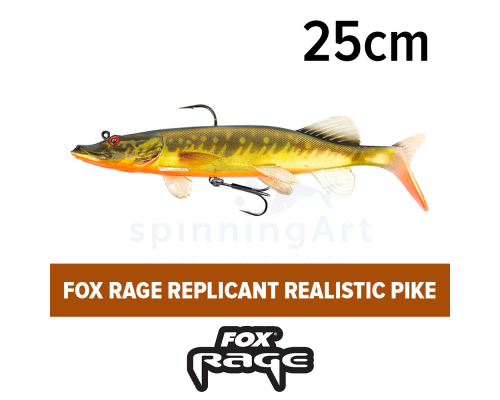 Fox Rage Replicant Realistic Pike 155g 9.8"/25cm - Super Hot Pike