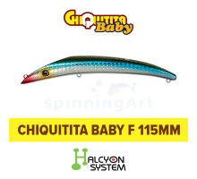 Воблер  Halcyon System Chiquitita Baby F 115mm 12g # 19 HBL