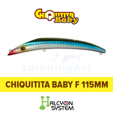 Воблер  Halcyon System Chiquitita Baby F 115mm 12g # 19 HBL