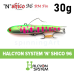 Виб Halcyon System "N" Shico 96mm 30gr BM Fin SpinningArt #02