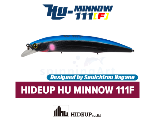 Воблер HideUp HU Minnow 111F 
