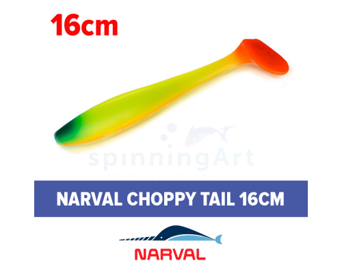 Мягкие приманки Narval Choppy Tail 16сm #026 - Clown