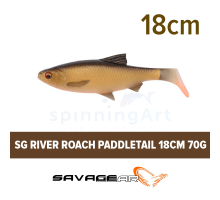 Приманка SG River Roach Paddletail 18 Dirty Roach