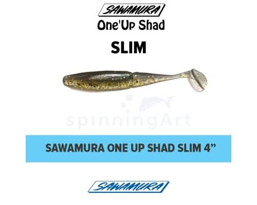 Приманка Sawamura Up One Shad Slim 4"