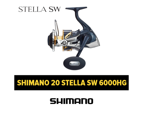 Катушка Shimano 20 Stella SW 6000HG