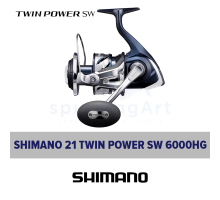 Катушка Shimano 21 TWIN POWER SW 6000HG
