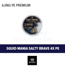 Шнур Squid Mania Salty Brave x4 0.1PE