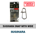 Застёжка паяная Sugihara Wide Round Heavy type 35 кг №4