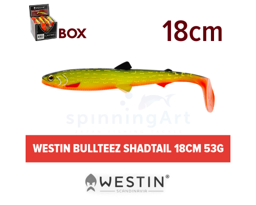 Приманка Westin BullTeez Shadtail 18cm 53g Baltic Pike