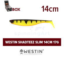 Приманка Westin ShadTeez Slim 14cm 17g Fire Perch