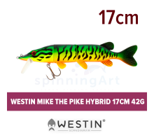 Приманка Westin Mike the Pike Hybrid 17cm 42g Slow Sinking Crazy Firetiger