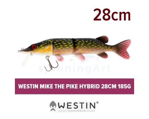 Приманка Westin Mike the Pike Hybrid 28cm 185g Low Floating Pike