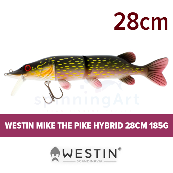 Приманка Westin Mike the Pike Hybrid 28cm 185g Low Floating Pike