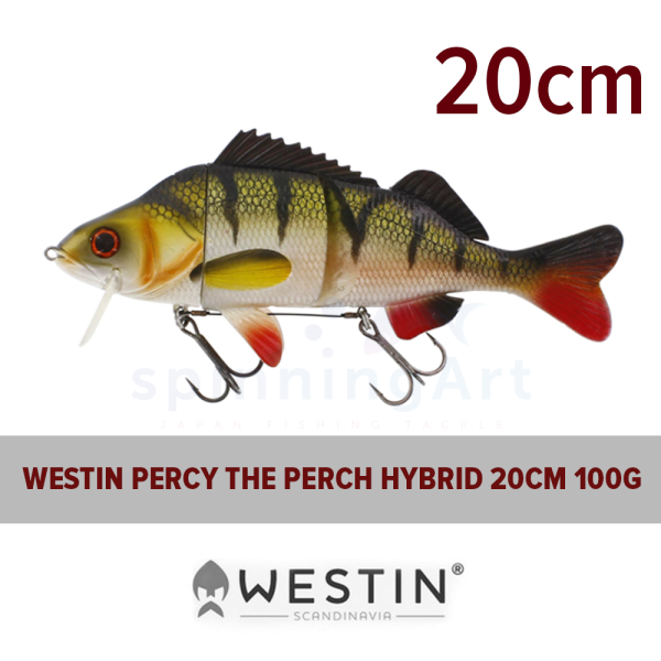 Приманка Westin Percy the Perch Hybrid 20cm 100g Low Floating Bling Perch