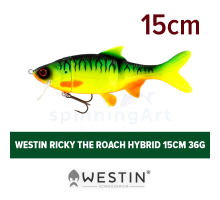 Приманка Westin Ricky the Roach Hybrid 15cm 36g Low Floating Firetiger