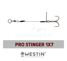 Набор Westin Pro Stinger 1x7 40,8kg 12cm #1/0 2pcs