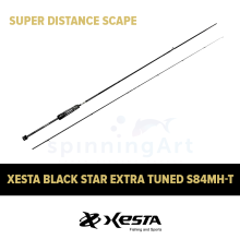 Спиннинг XESTA Black Star Extra Tuned 2.55m 1.5-18gr S84MH-T Super Distance Scape