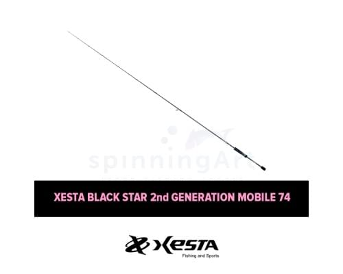 Спиннинг Xesta Black Star 2nd Generation S74 Mobile 