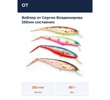 Воблер от Сергея Владимирова 250мм составник