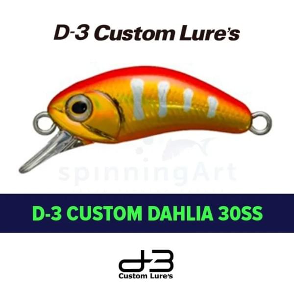 Воблер D-3 Custom Dahlia 30SS 3.2g #19