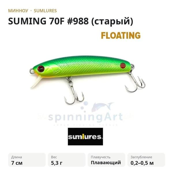 Воблер SumLures Suming 70F #988