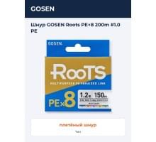 Шнур GOSEN Roots PE×8 200m #1.0 PE