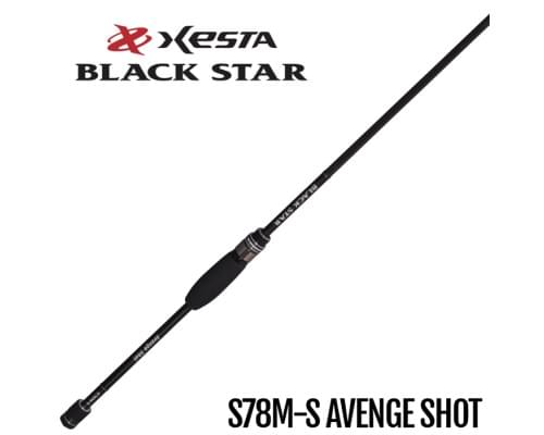 Спиннинг XESTA Black Star S78M-S 2.34m 1-20g Avenge Shot