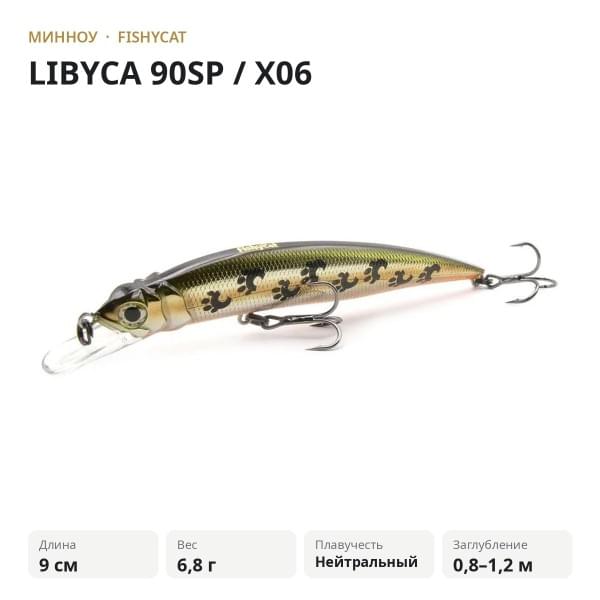 Воблер FISHYCAT LIBYCA 90SP / X06