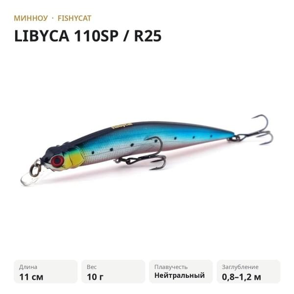 Воблер FISHYCAT LIBYCA 110SP / R25