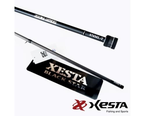 Спиннинг XESTA Black Star 2025 S74ML-T 2.24m 0.8-12gr Multi Swap