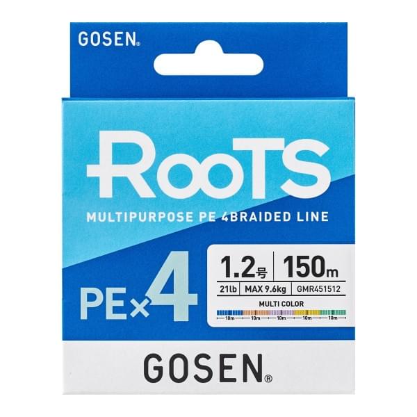 Шнур GOSEN Roots PE×4 200m #0.6 PE