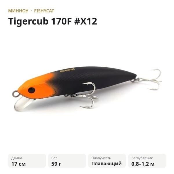 Воблер Fishycat Tigercub 170F #X12